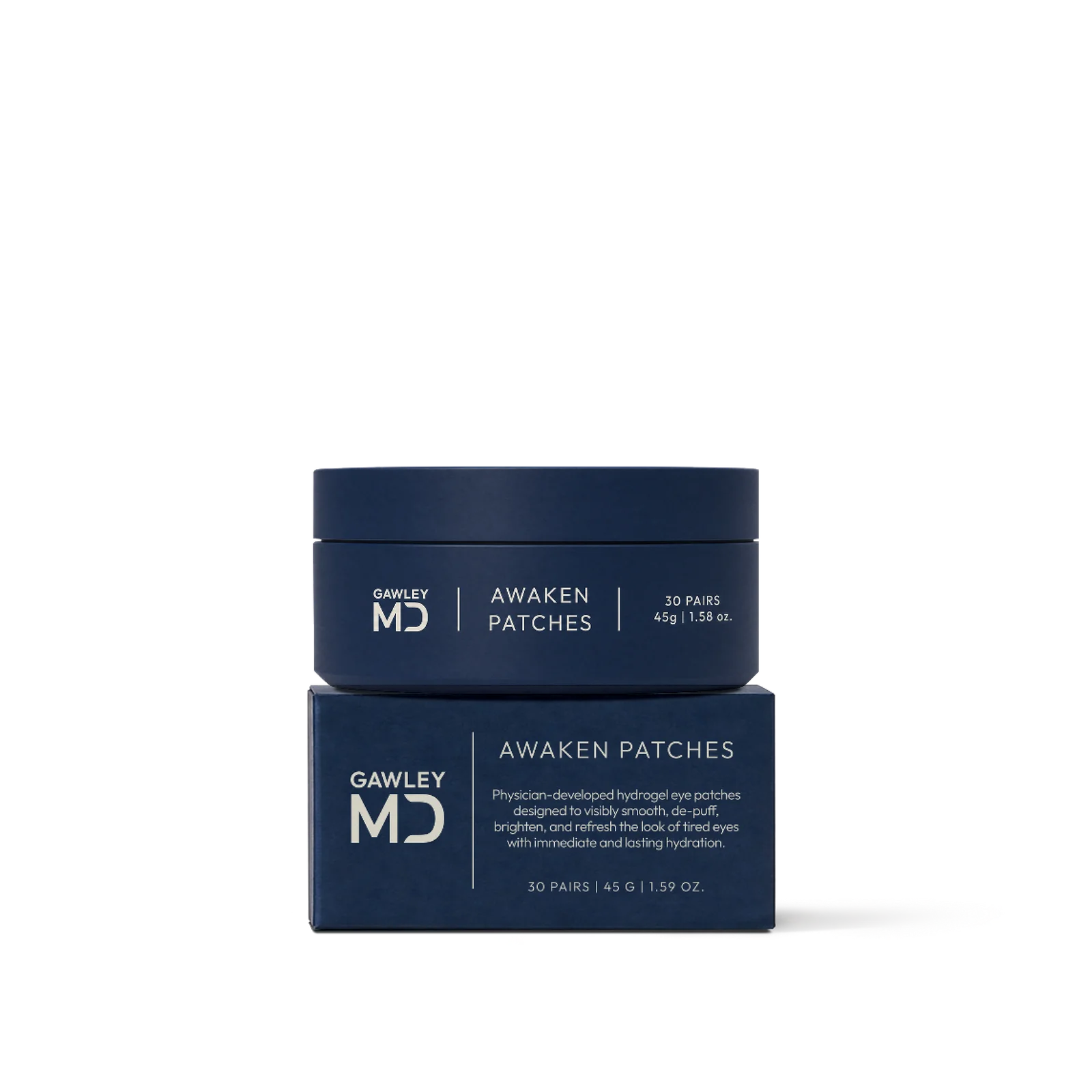 AWAKEN Eye Patches and packaging